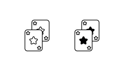 Card icon design with white background stock illustration