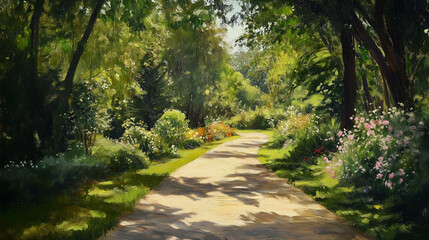 Obraz premium path in the forest