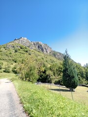 Château de Montségur, Ariège, Occitanie, France, Grand site d'Occitanie, Château cathare, Pyrénées