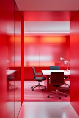 Blurred view of modern comfortable office interior