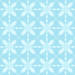 seamless pattern with snowflakes