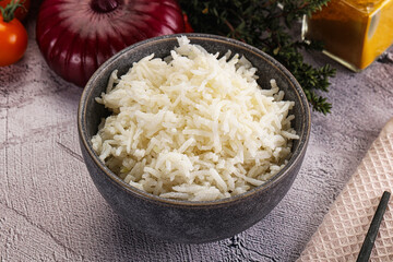 Indian cuisine Steamed basmati rice