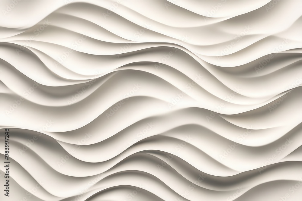 Aufkleber an abstract pattern resembling waves formed in sand by wind with soft, flowing curves