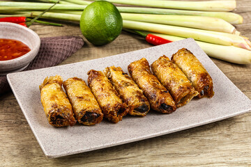 Vietnamese fried stuffed spring roll
