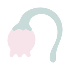 うなだれた蕾♪PNG