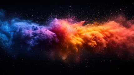 Fototapeta premium Cosmic Color Burst