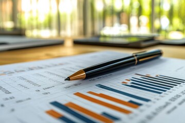 Team in budget meeting, conference room, financial planning