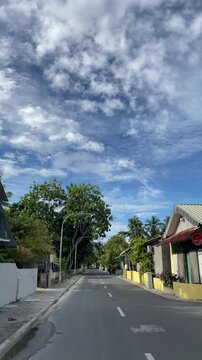 Maldives ,Fuvahmulah , lifestyle and equator  
