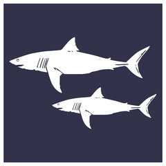 shark icon design