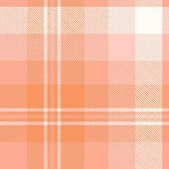 Tartan Vector pattern background with Orange checked plaid design. Cloth pattern. Seamless texture. Pattern seamless. Vector Orange checkered background.