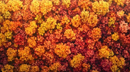 Autumn Foliage Texture   Orange  Yellow  Red Leaves