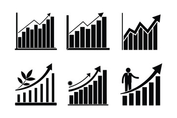 modern infographic business chart vector