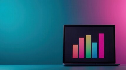 Digital award popping up on a KPI dashboard, reading Achievement Unlocked, with a bright celebratory animation on a tech screen