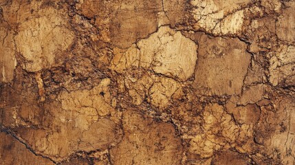 Fototapeta premium Natural cork texture in shades of brown with organic, irregular patterns perfect for background use