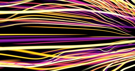 neon rays. Concept for big data, blockchain, cryptocurreny, internet, hyperspace and space travel