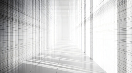 Obraz premium A visual of a sleek grid-like pattern with thin lines and a monochromatic color scheme.