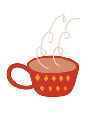 cup.cozy illustration tea mug