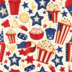 Seamless patterns background of celebrate Festival