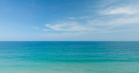 cinematic scene blue sky and white clouds