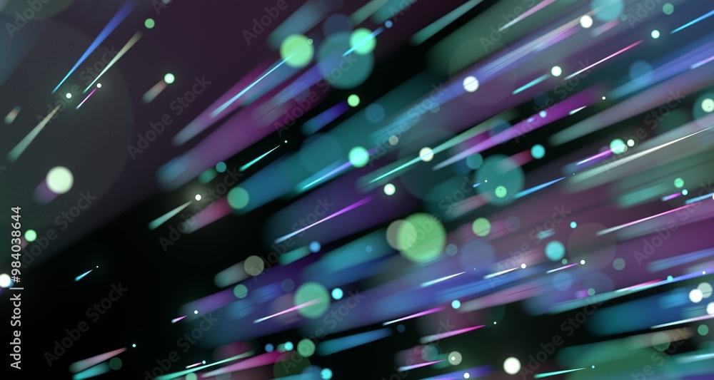 Poster Abstract background with colorful spiral swirl lines