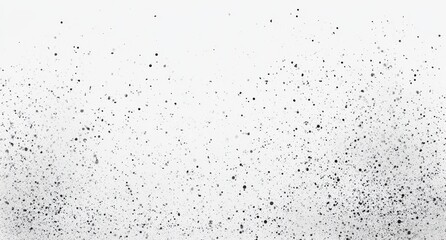 Naklejka premium A white background with a lot of black dots. The dots are scattered all over the background, creating a sense of chaos and disorder. The image evokes a feeling of confusion and disarray
