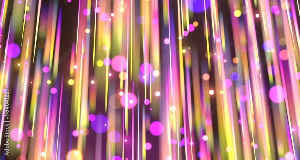 Poster Abstract background with colorful spiral swirl lines