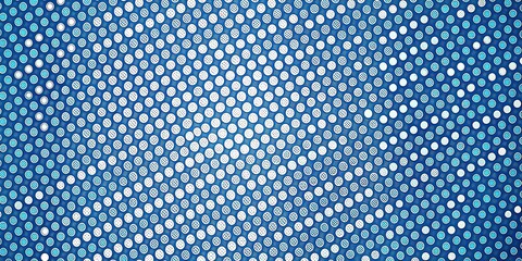 Abstract blue and white dot pattern background