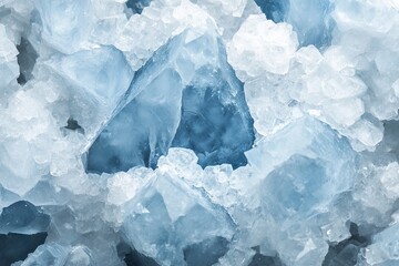 Obraz premium Pale Blue Celestite Gemstone Texture