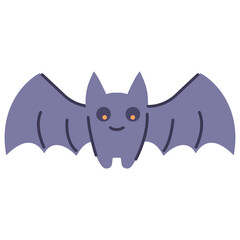 Bat icon halloween.Vector illustration.Isolated on white background.