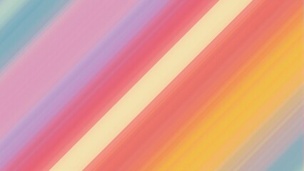 Bold diagonal stripes in alternating soft and bright hues