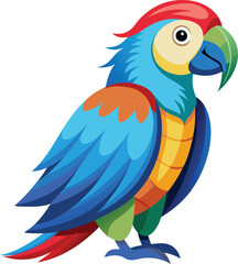 Obraz premium parrot vector illustration, Print