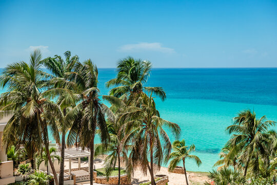 Woman Enjoys Massage and Tourism in Varadero, Cuba