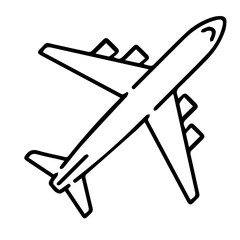 airplane icon, icon for traveling