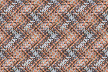 Seamless pattern of scottish tartan plaid. Repeatable background with check fabric texture. Vector backdrop striped textile print.