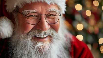 Santa Claus close up portrait