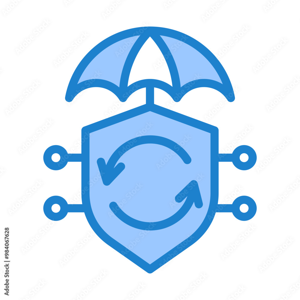 Poster Cybersecurity Insurance Icon