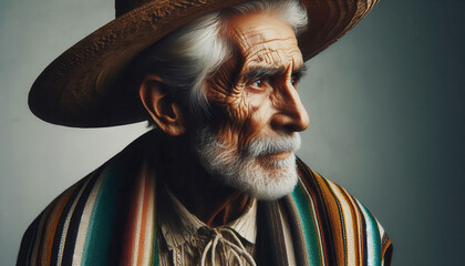 old man in traditional clothes