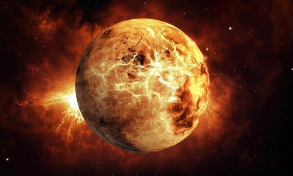 fictional planet venus in outer space