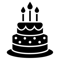 birthday cake with candles