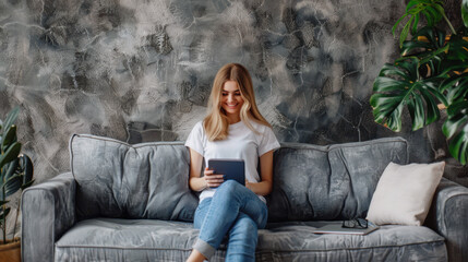 The Woman with the Tablet