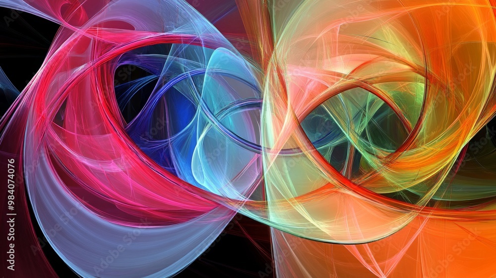 Poster exploring the complexities of multidimensional strings and theoretical physics concepts through vibr