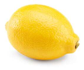 lemon isolated on white background. clipping path