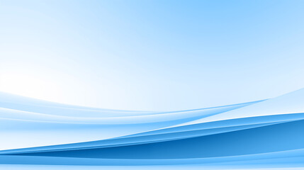 Abstract blue wave curve business background