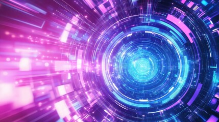 Discover a vibrant artwork that embodies your goals and aspirations through a sleek, techinspired abstract design.