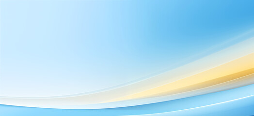 Fototapeta premium Abstract light blue wave curve business background