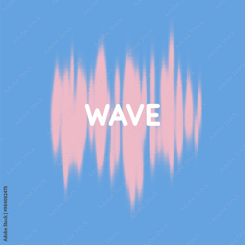 Poster an abstract graphic element for design. the illustration consists of round particles.