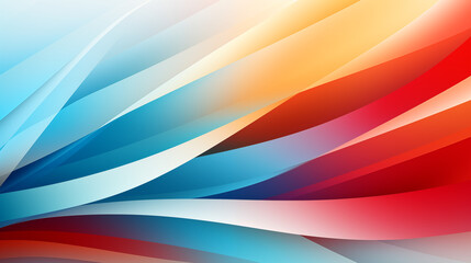 Bright white background with colorful diagonal lines and dynamic shapes, giving a playful and energetic feel, ideal for creative or youth-focused presentations 