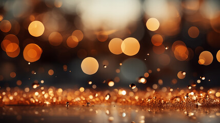 Soft background featuring out-of-focus bokeh lights in warm tones, with a smooth gradient, creating a dreamy and elegant atmosphere, ideal for artistic or inspirational presentations 