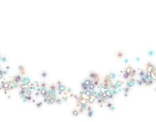 Christmas color luxury glitter background, colored stars.