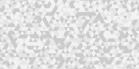 	
Modern surface creative diamond pattern gray low Polygon Mosaic triangle business texture background. white and gray geometric diamond geometry low poly graphic repeat pattern triangle facets design